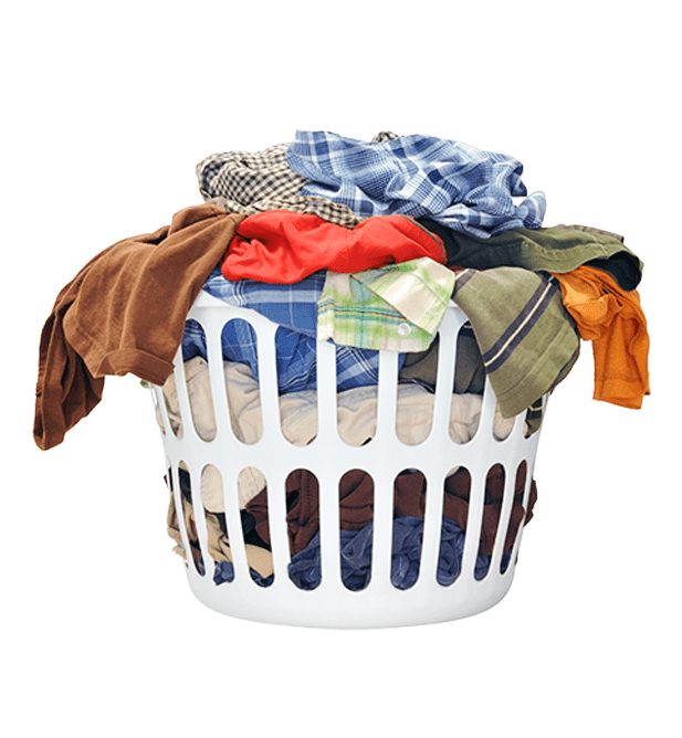 a full laundry basket